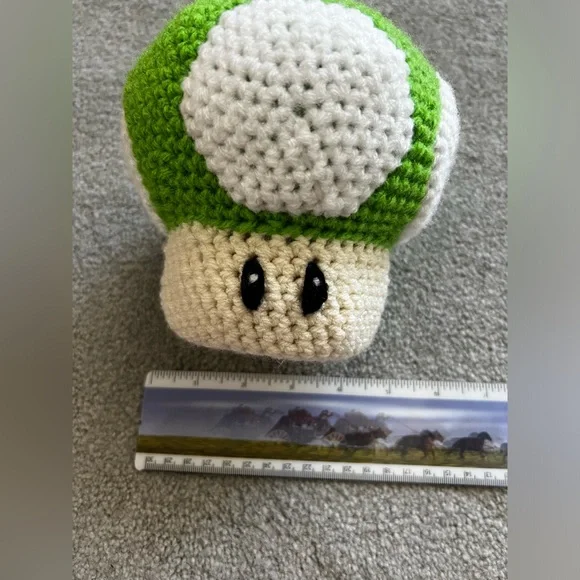 Bestseller Hand Crocheted Super Mario Mushrooms! RESTOCKED - Picture 8 of 14
